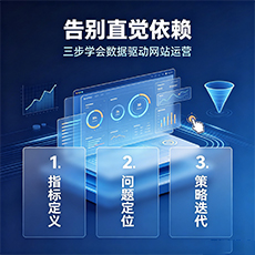 琼中建站-告别直觉依赖：三步学会数据驱动网站运营