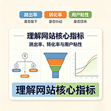 琼中建站-理解网站核心指标：跳出率、转化率与用户粘性